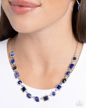 Load image into Gallery viewer, Gallery Glam - Blue 🌞 Necklace