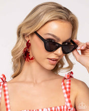 Load image into Gallery viewer, Crab Couture - Red 🌞 Post Earrings