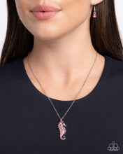 Load image into Gallery viewer, Seahorse Sailor - Pink 🌞 Necklace