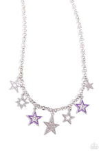 Load image into Gallery viewer, Starstruck Sentiment - Purple 🌞 Necklace