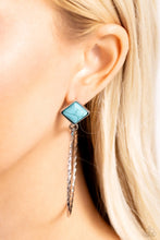 Load image into Gallery viewer, Canyon Circlet - Blue 🌞 Post Earrings