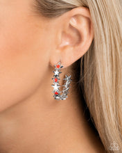 Load image into Gallery viewer, Star Spangled Statement 🌞 Red Earrings