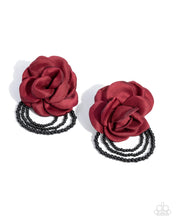 Load image into Gallery viewer, *Convention Exclusive π Dramatic Dame - Red πPost Earrings
