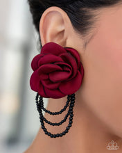 Load image into Gallery viewer, *Convention Exclusive π Dramatic Dame - Red πPost Earrings
