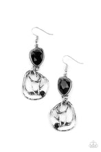 Load image into Gallery viewer, Galactic Drama - Black ♥ Earrings