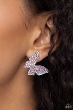 Load image into Gallery viewer, High Life - Pink π Post Earrings
