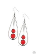 Load image into Gallery viewer, Natural Nova - Red 🌞 Earrings