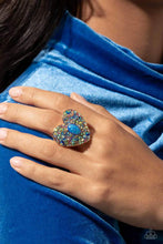 Load image into Gallery viewer, Bejeweled Beau - Blue 🌞 Ring