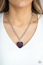 Load image into Gallery viewer, FLIRTATIOUSLY FLASHY - PURPLE- BLACK DIAMOND EXCLUSIVE