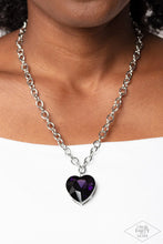 Load image into Gallery viewer, FLIRTATIOUSLY FLASHY - PURPLE- BLACK DIAMOND EXCLUSIVE