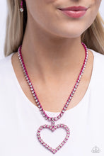 Load image into Gallery viewer, Flirting Fancy - Pink ๐ Necklace