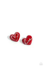 Load image into Gallery viewer, Glimmering Love - Red 🌞 Post Earrings