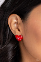 Load image into Gallery viewer, Glimmering Love - Red 🌞 Post Earrings