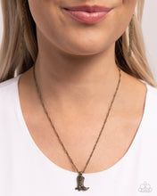 Load image into Gallery viewer, Collectable Cowboy - Brass 🌞 Necklace