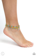 Load image into Gallery viewer, Surfing Safari - Blue Anklet