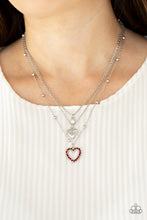 Load image into Gallery viewer, Necklace - Never Miss a Beat - Red