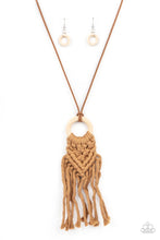 Load image into Gallery viewer, Necklace - Crafty Couture - Brown