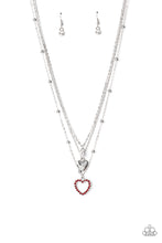 Load image into Gallery viewer, Necklace - Never Miss a Beat - Red