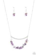 Load image into Gallery viewer, Necklace - Paparazzi Pebble Prana - Purple