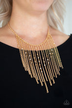 Load image into Gallery viewer, Necklace - First Class Fringe - Gold