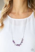 Load image into Gallery viewer, Necklace - Paparazzi Pebble Prana - Purple