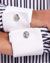 Load image into Gallery viewer, Textured Thief - Cufflinks - Silver
