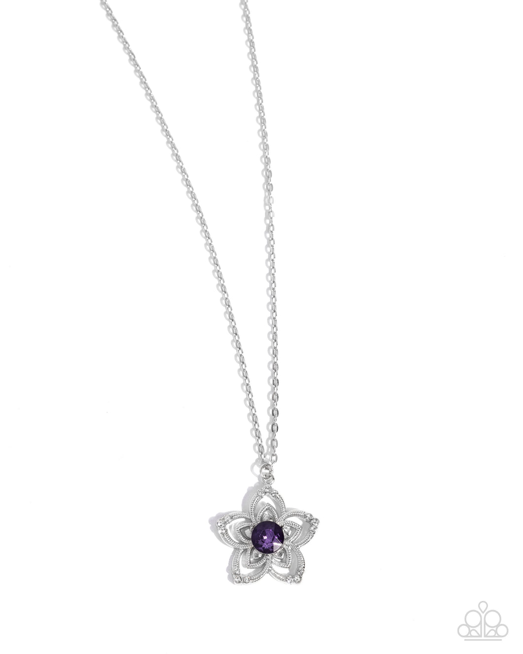Floral Flow - Purple Cubic Zirconia