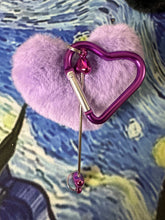 Load image into Gallery viewer, Carabiner - Heart Puff
