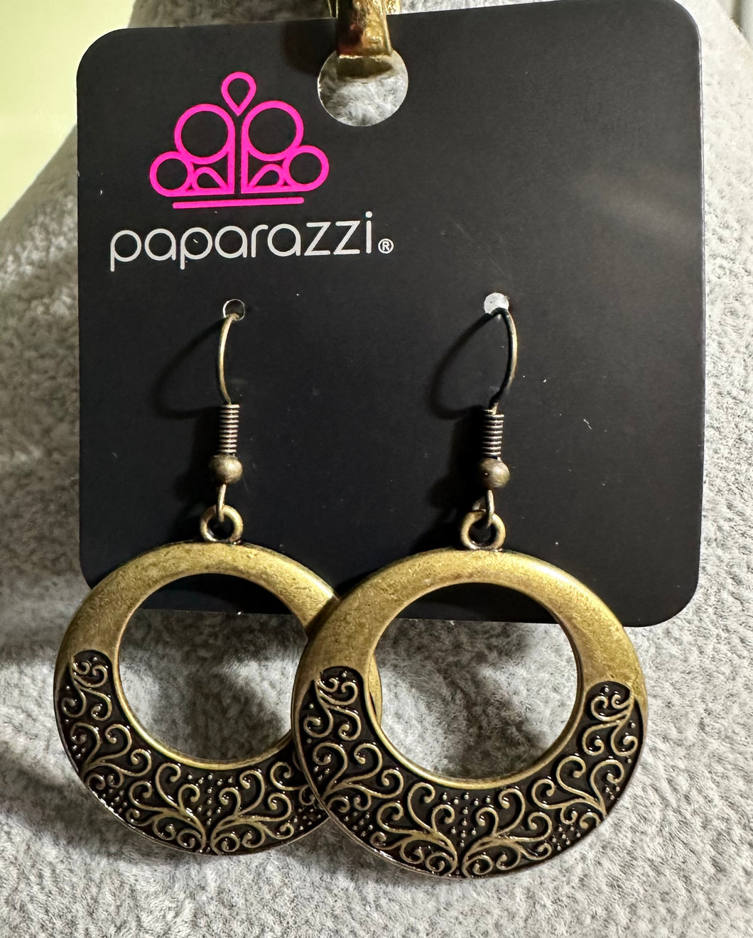 Secret Vineyards - Brass 🌞 Earrings