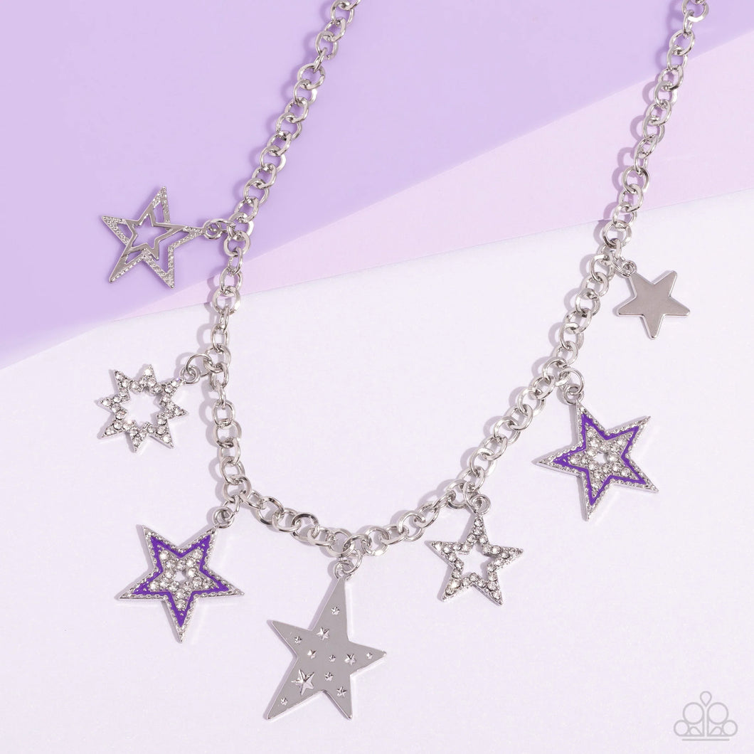 Starstruck Sentiment - Purple 🌞 Necklace