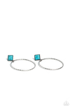 Load image into Gallery viewer, Canyon Circlet - Blue 🌞 Post Earrings
