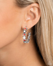 Load image into Gallery viewer, Star Spangled Statement 🌞 Red Earrings &amp; Mystery Piece
