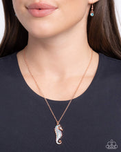 Load image into Gallery viewer, Seahorse Sailor - Copper 🌞 Necklace &amp; Mystery Piece
