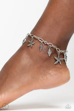 Load image into Gallery viewer, Stars and Shells - Silver 🌞 Anklet
