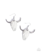 Load image into Gallery viewer, Convention Exclusive 🌞 Southwestern Skull - White 🌞 Earrings
