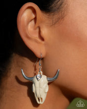 Load image into Gallery viewer, Convention Exclusive 🌞 Southwestern Skull - White 🌞 Earrings
