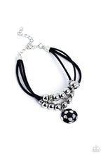 Load image into Gallery viewer, Soccer Player - Black 🌞 Bracelet &amp; Mystery Piece
