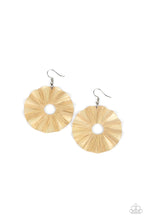 Load image into Gallery viewer, Fan the Breeze - Brown 🌞 Earrings
