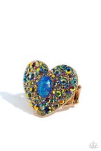 Load image into Gallery viewer, Bejeweled Beau - Blue 🌞 Ring
