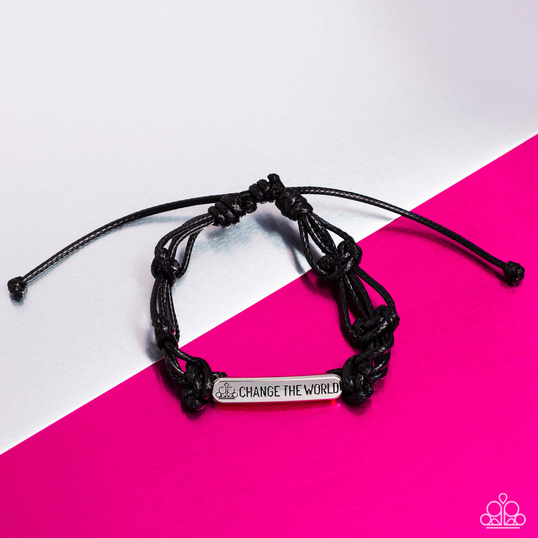 World Changing 🌞 Black 🌞 Bracelet