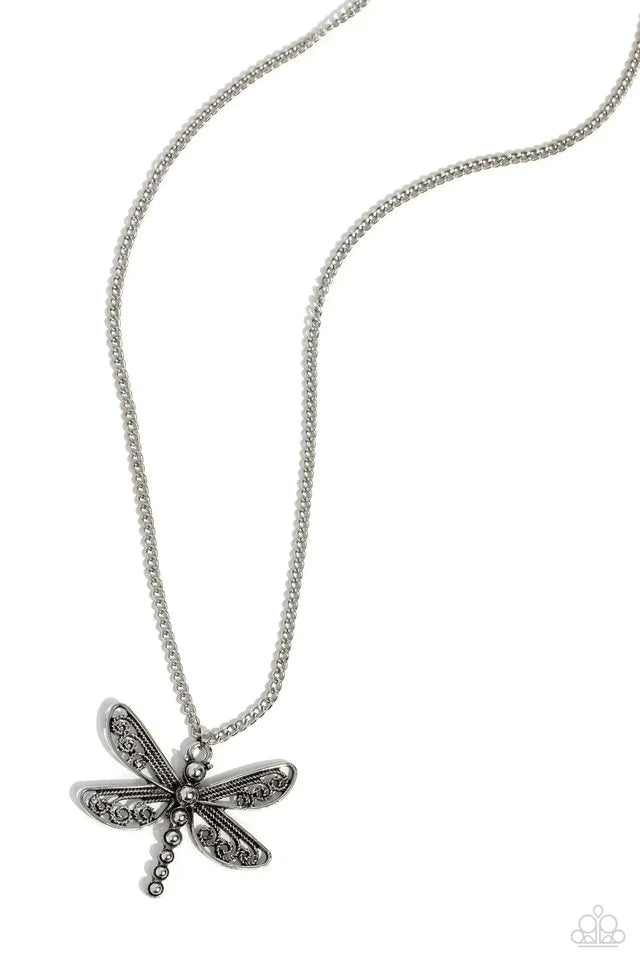 Dragonfly Dance - Silver 🌞 Necklace