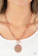 Load image into Gallery viewer, Tag Out - Copper 🌞 Necklace
