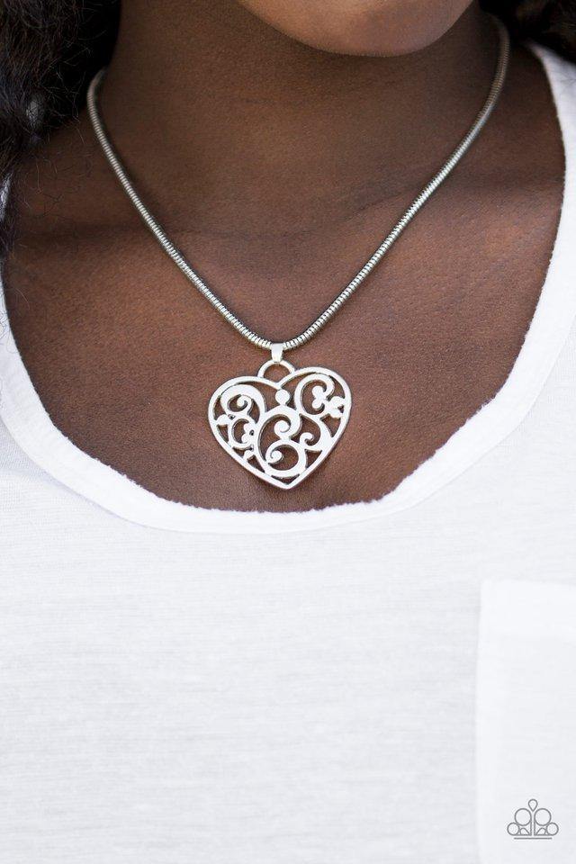 FILIGREE Your Heart With Love - Silver