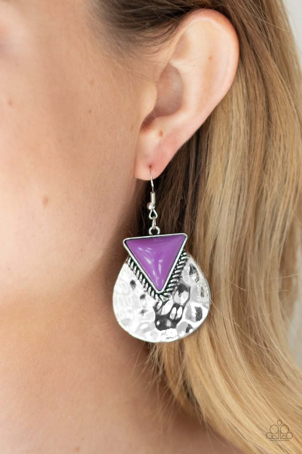 Earring - Road Trip Treasure - Purple