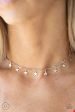 Load image into Gallery viewer, Necklace - LITTLE MISS AMERICANA - SILVER
