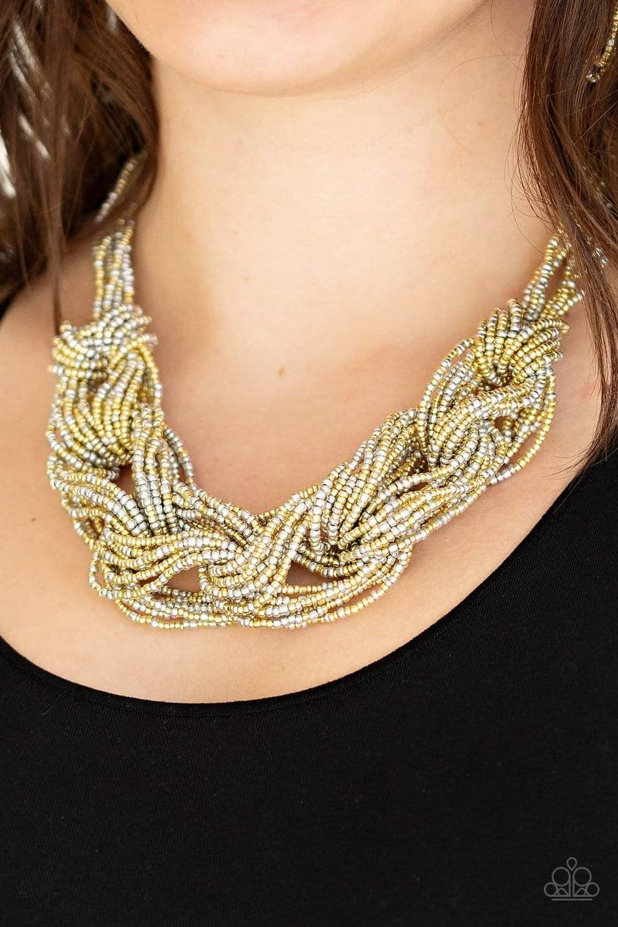 Necklace - City Catwalk - Gold