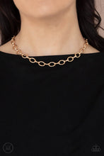 Load image into Gallery viewer, Necklace - Craveable Couture - Gold - Choker
