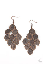 Load image into Gallery viewer, Earrings - Loud and Leafy - Copper
