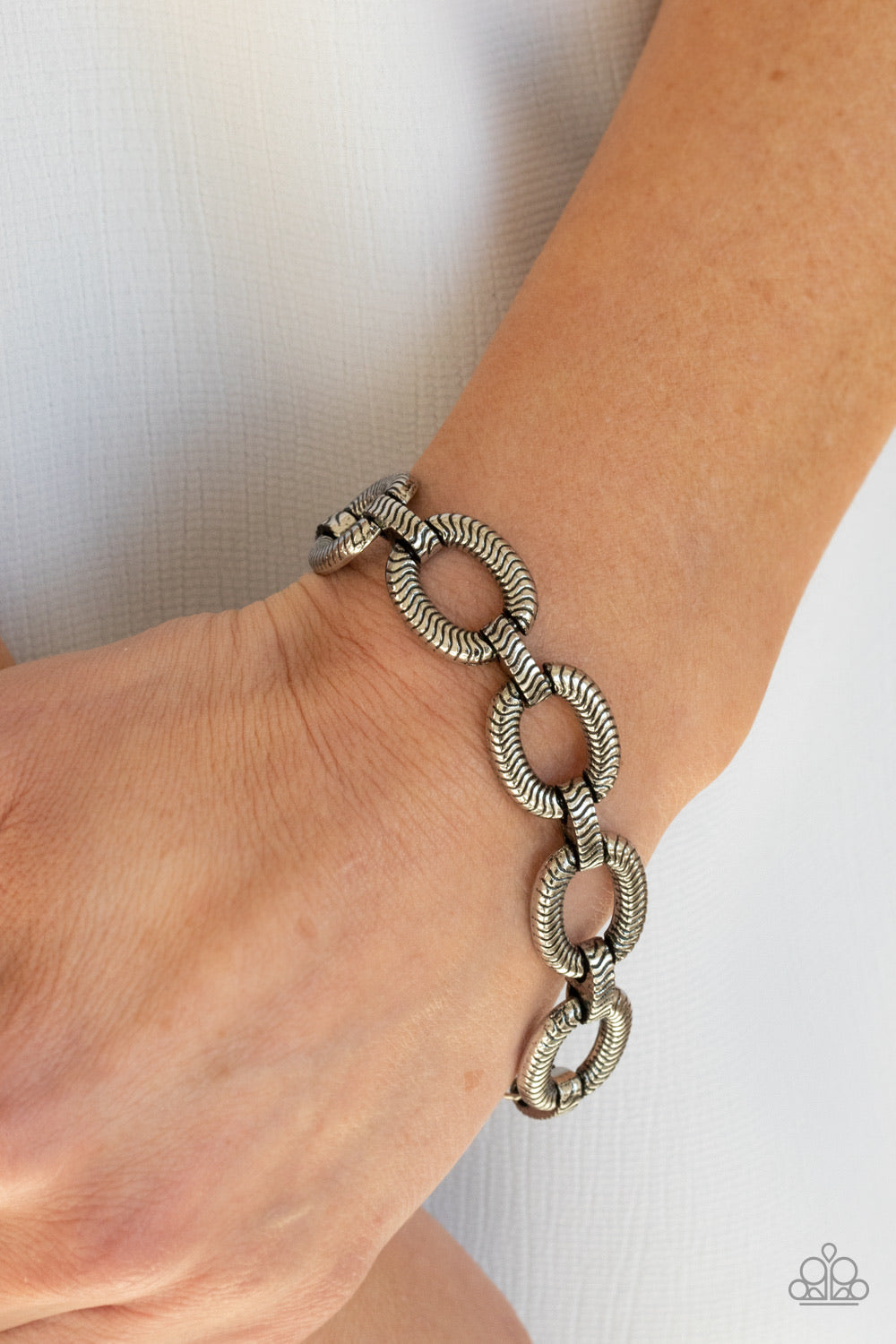 Bracelet - Industrial Amazon - Silver