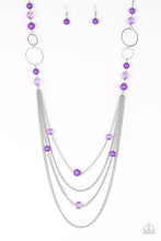 Load image into Gallery viewer, Necklace - Bubbly Bright - Purple
